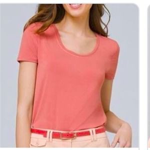 NWOT White House Black Market Modern Jersey Scoop Neck Tee M SOLD OUT ONLINE